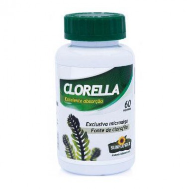 CLORELLA 60 CAPS DE 530MG - SUNFLOWER